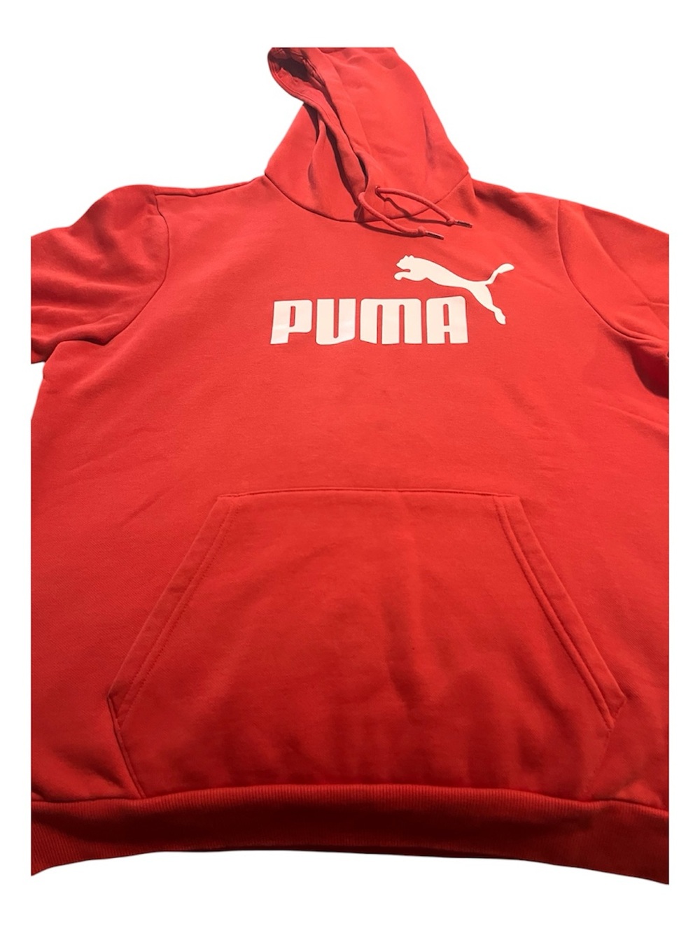 Puma orange Hoodie with White Logo